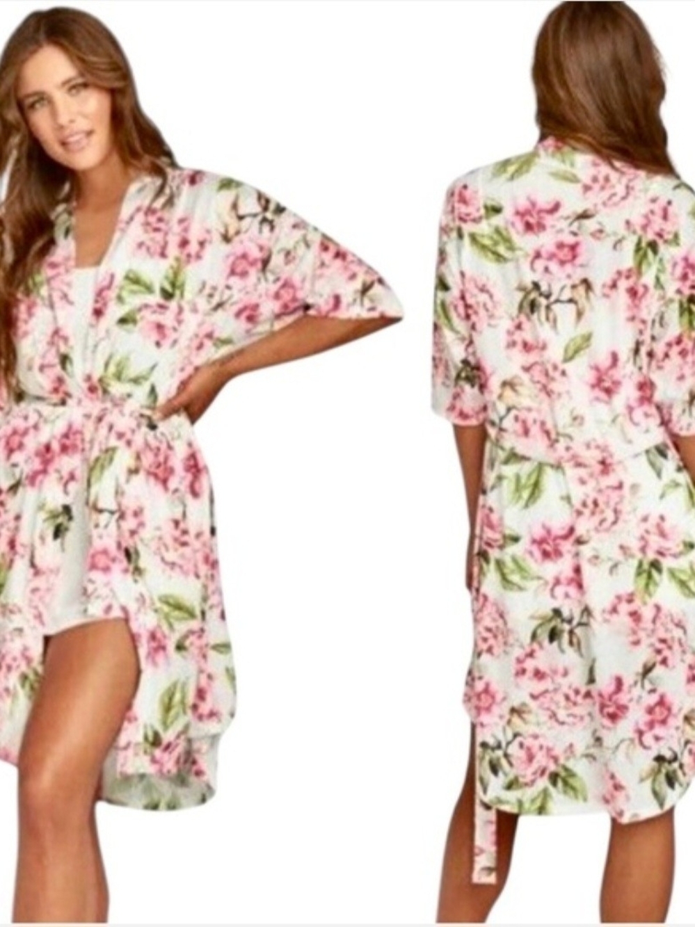 Show Me Your MuMu Brie Garden Of Blooms Floral Coquette Cottagecore Lounge Robe